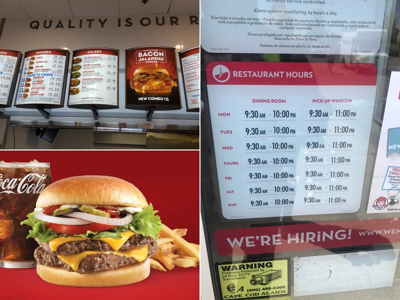 Wendy's Menu