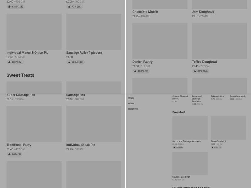 The Hook Of Garforth Menu