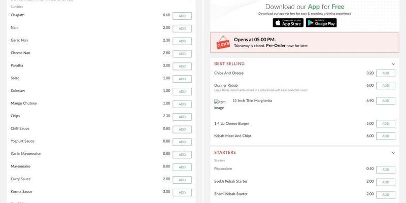 Golden Crust & Grill Menu