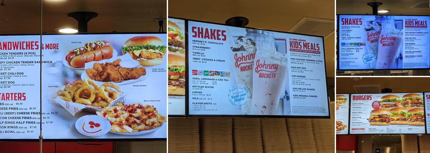 Johnny Rockets Menu