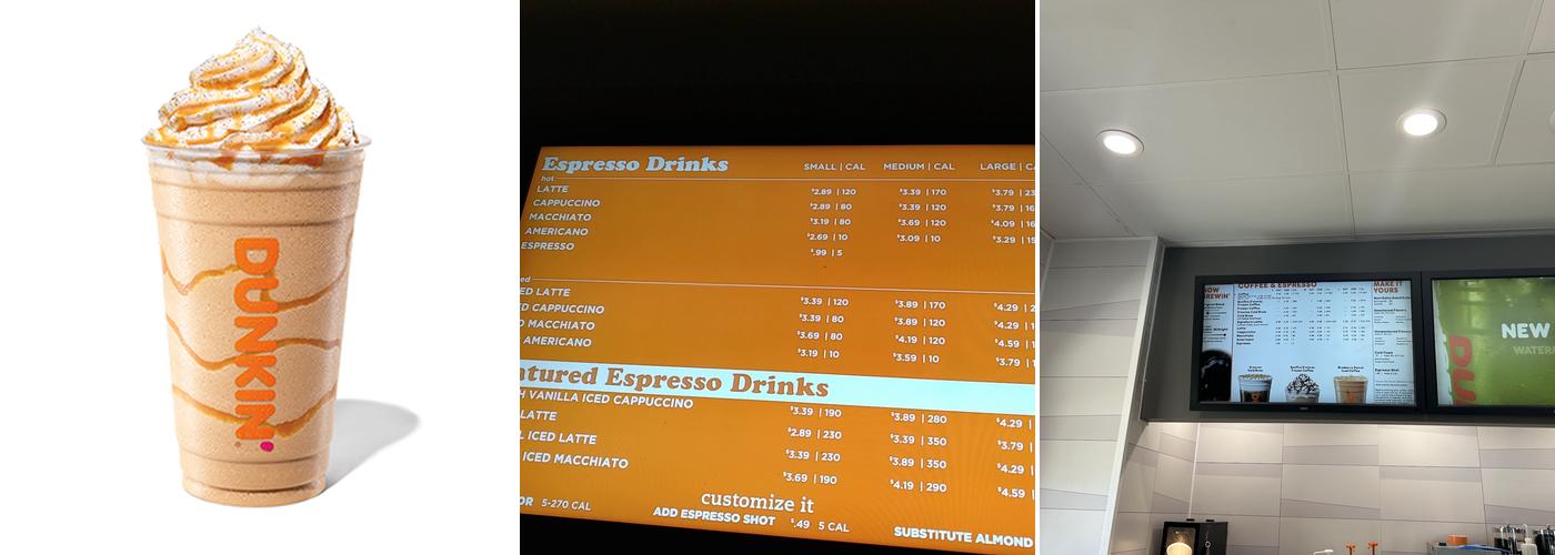 Dunkin' Menu