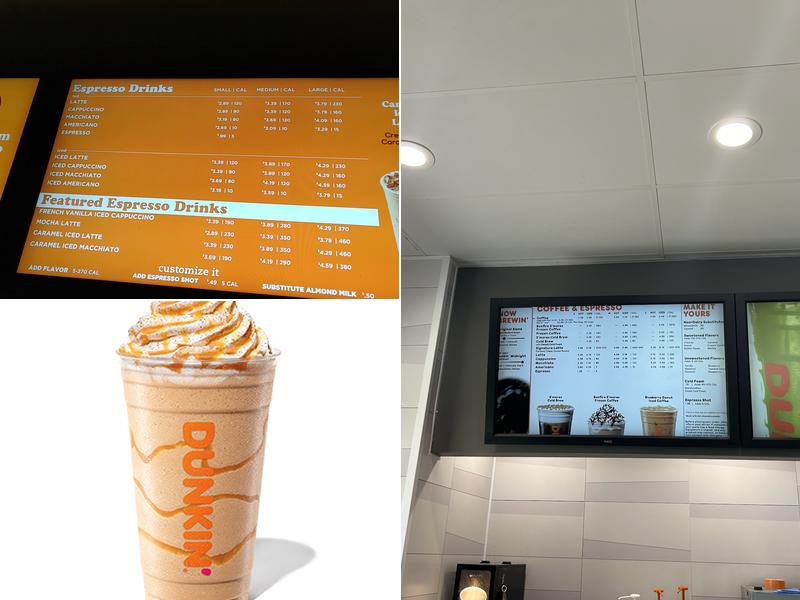 Dunkin' Menu