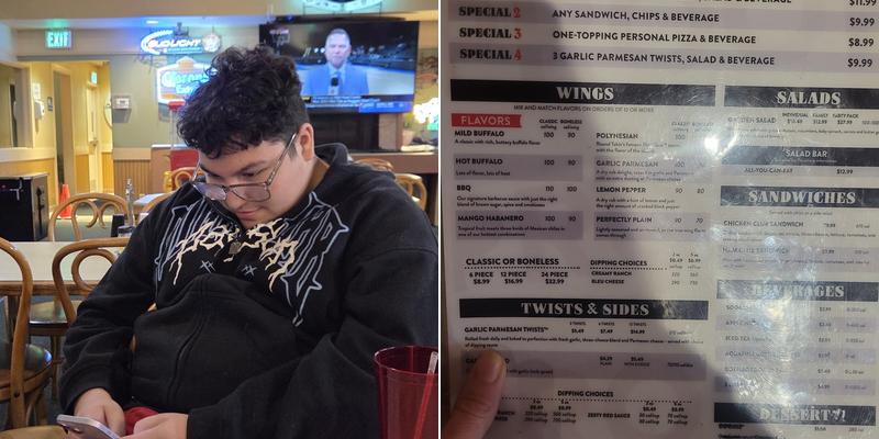 Round Table Pizza Menu