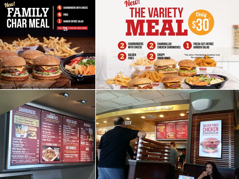The Habit | Burger Grill Menu