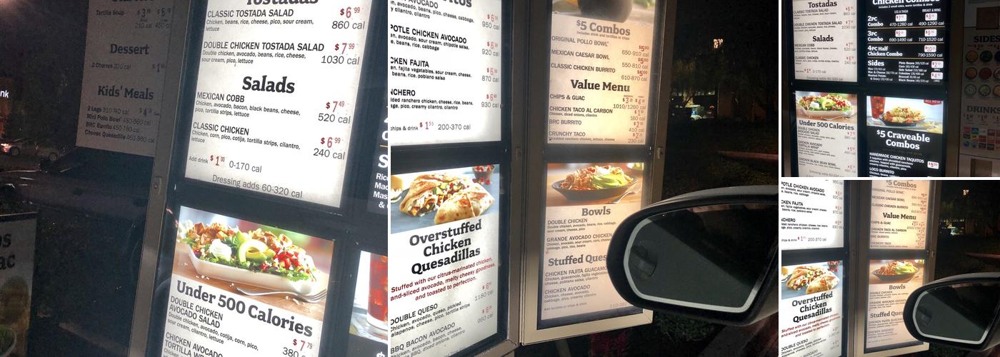 El Pollo Loco Menu