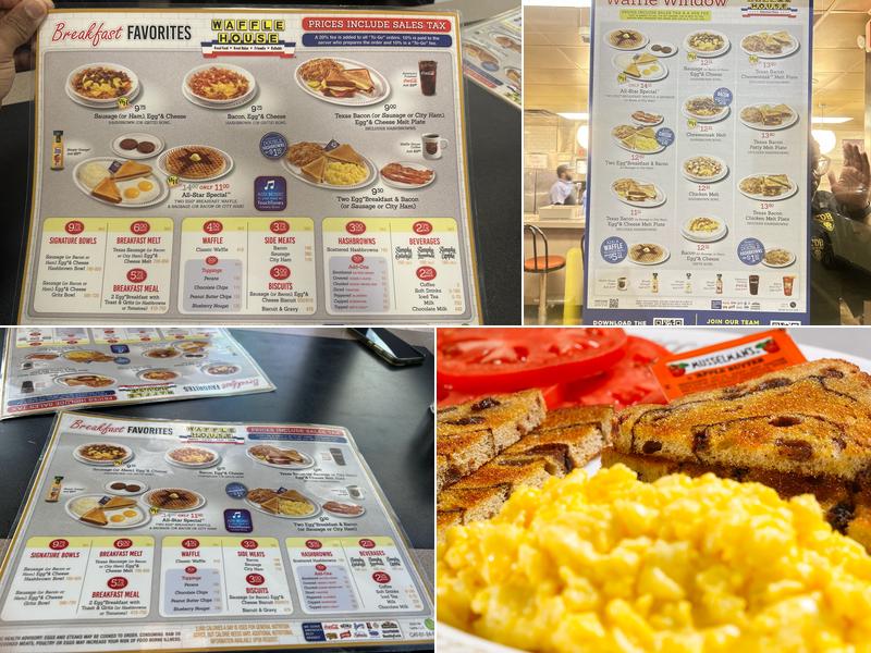 Waffle House Menu