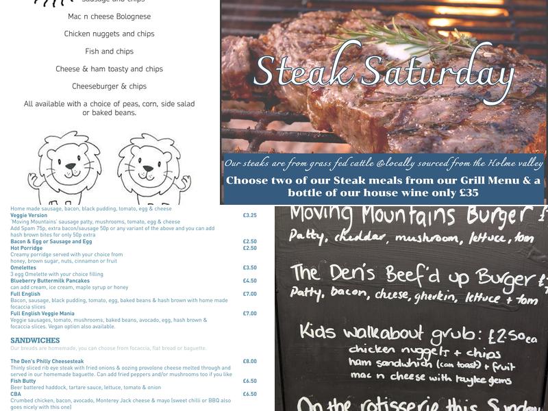 The Red Lion Inn Menu