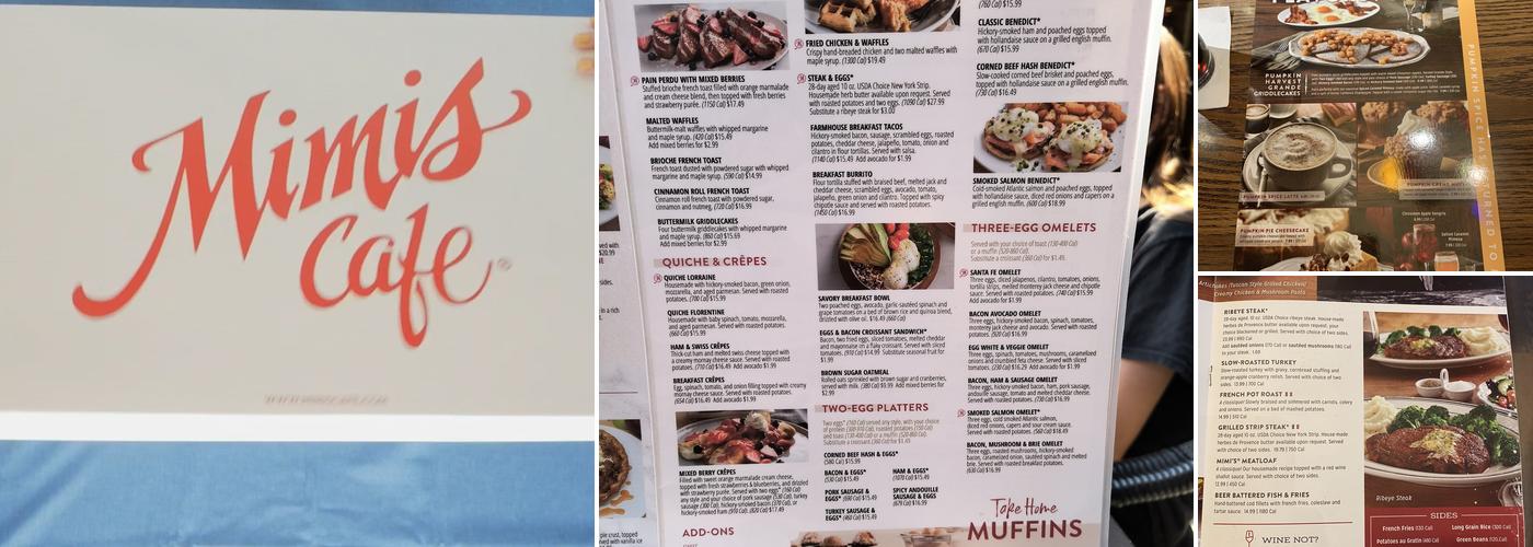 Mimi's Cafe Menu