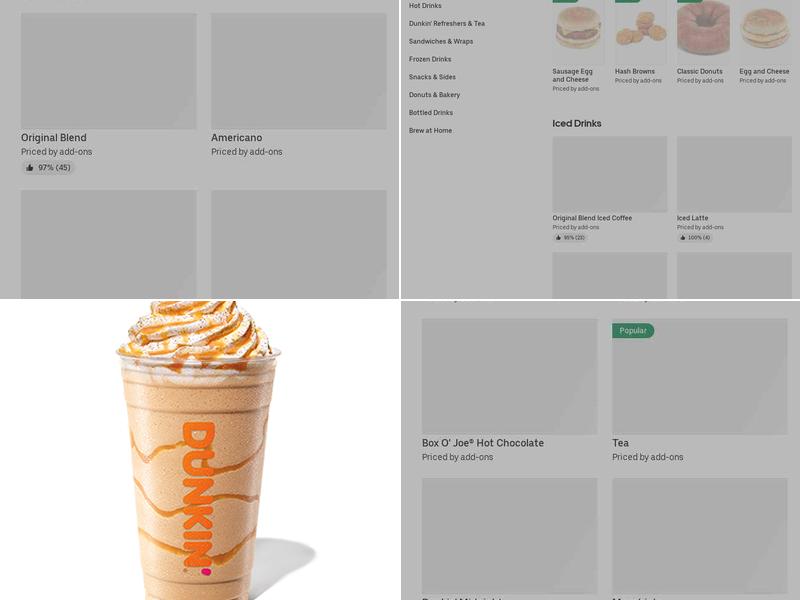 Dunkin' Menu
