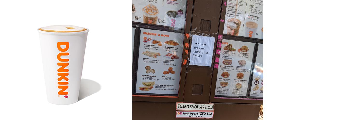 Dunkin' Menu