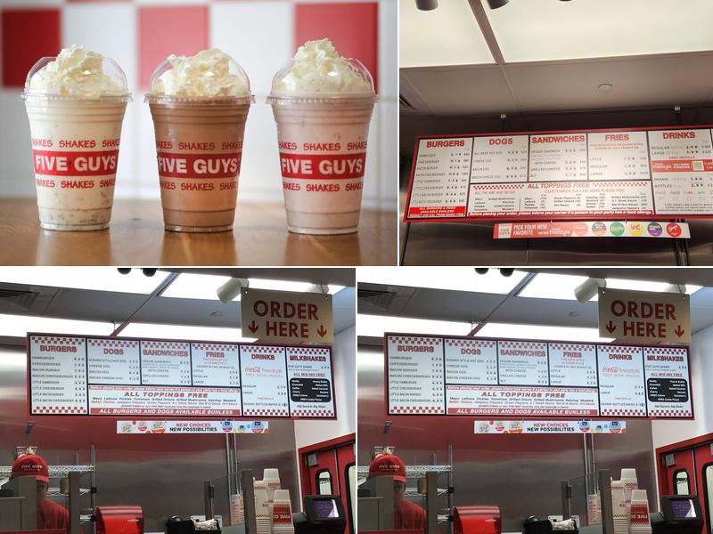 Five Guys Menu
