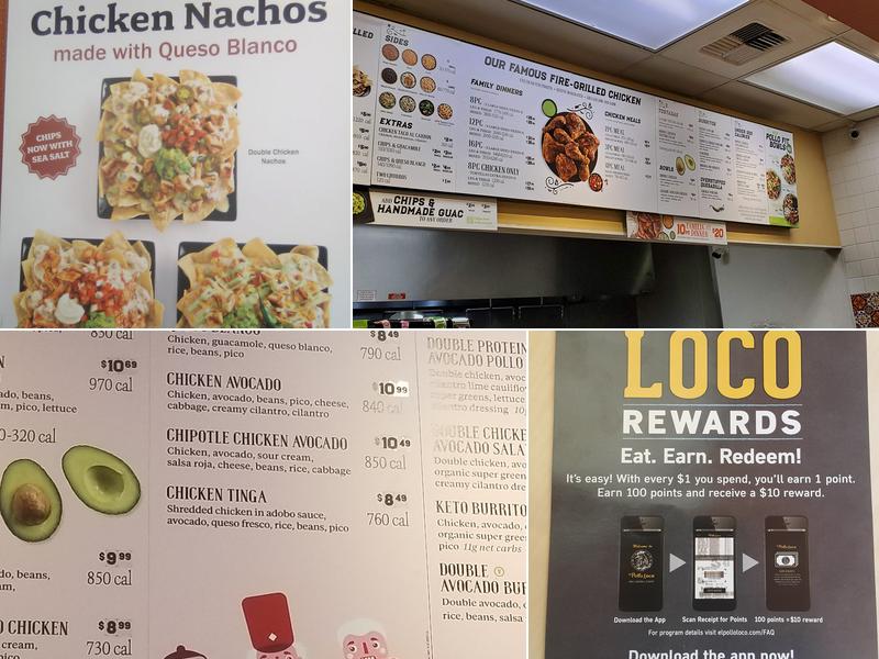 El Pollo Loco Menu