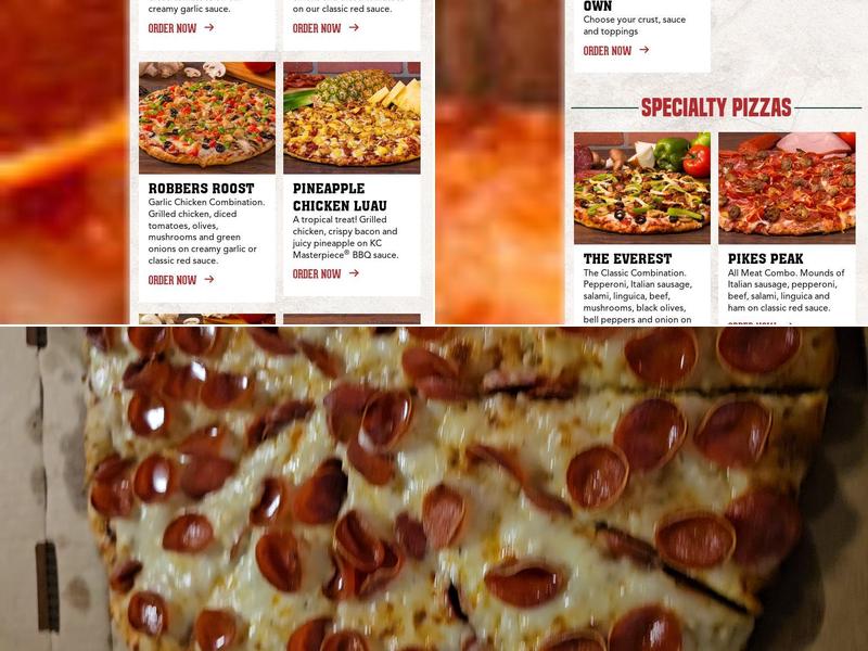 Mountain Mike's Pizza Menu