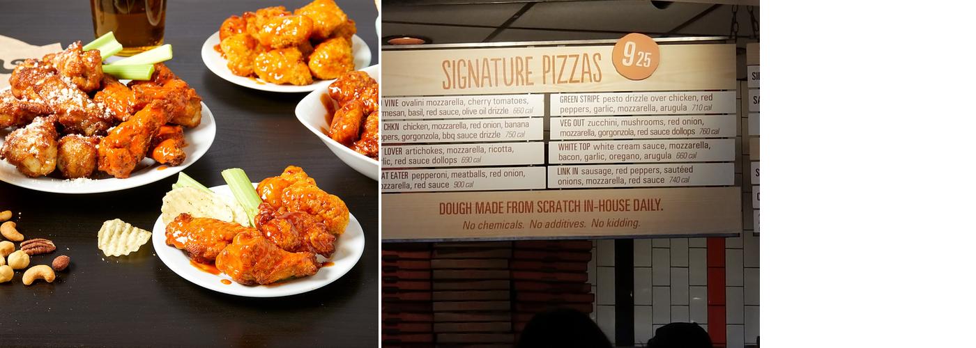 Pizza Factory Menu