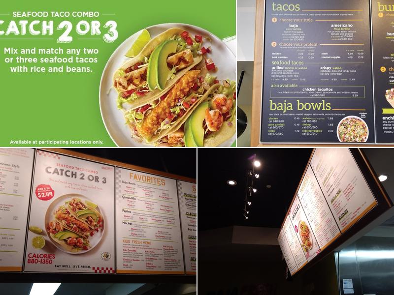 Baja Fresh Menu