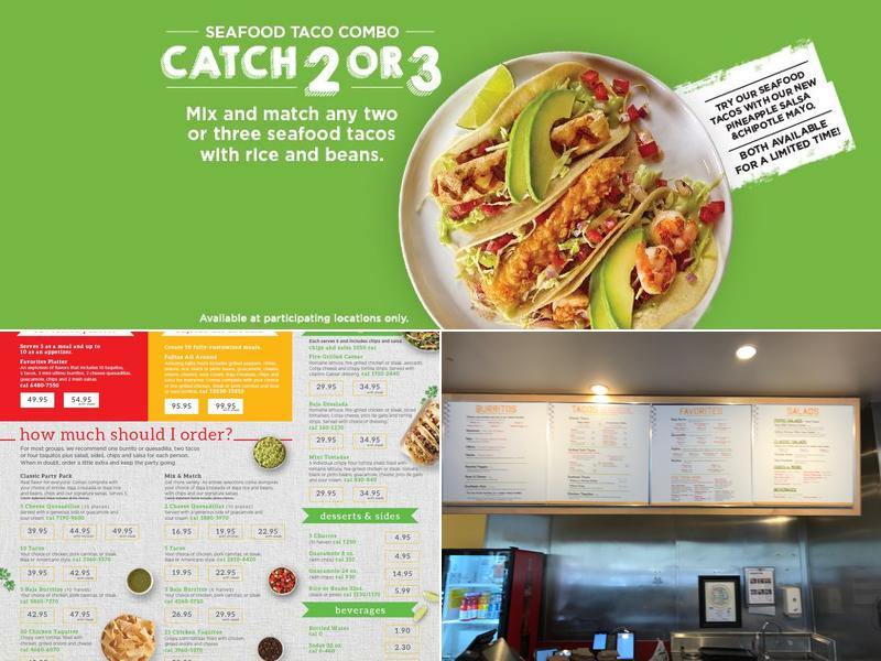 Baja Fresh Menu