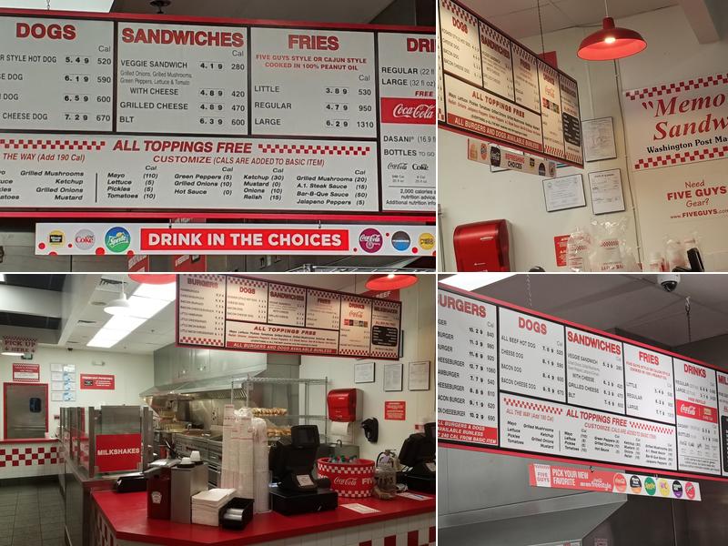 Five Guys Menu