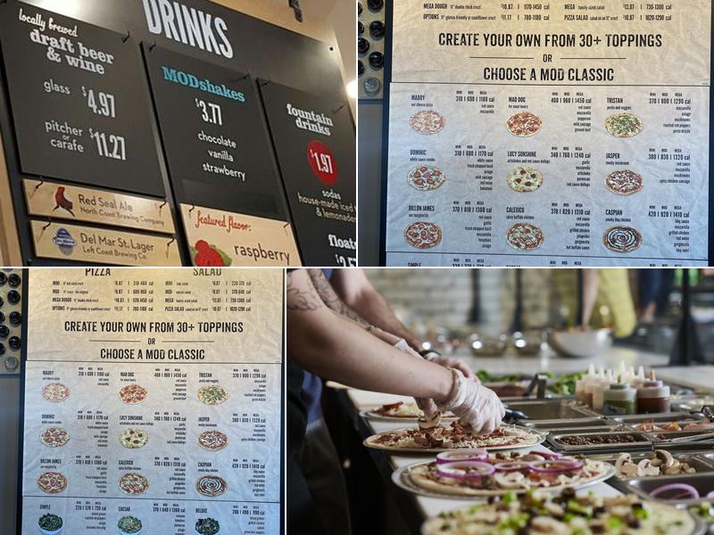 MOD Pizza Menu