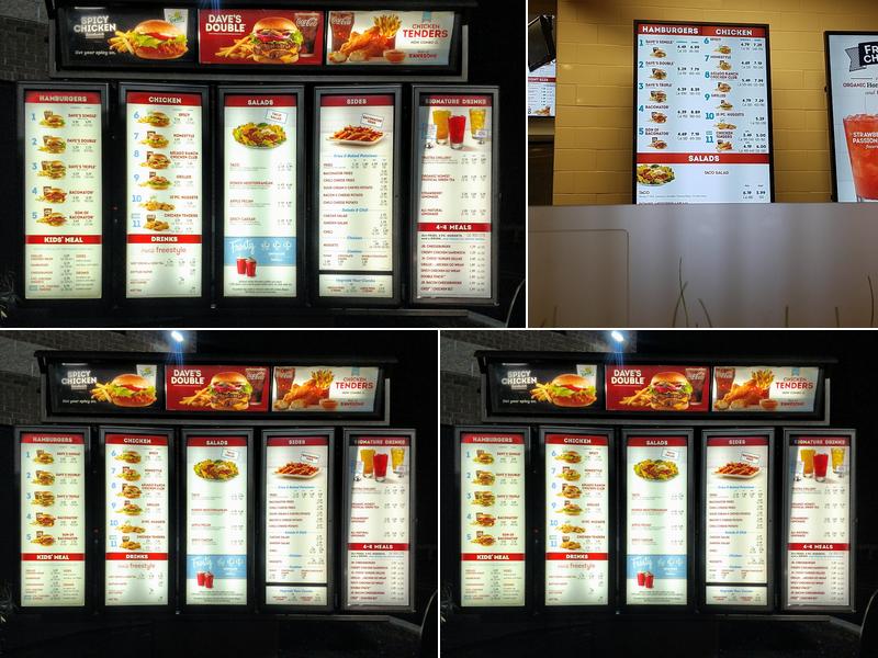 Wendy's Menu
