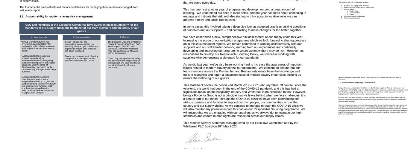 Premier Inn Burgess Hill hotel Menu