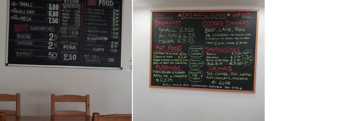 Eat Well Cafe Menu