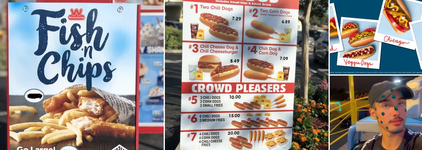 Wienerschnitzel Menu