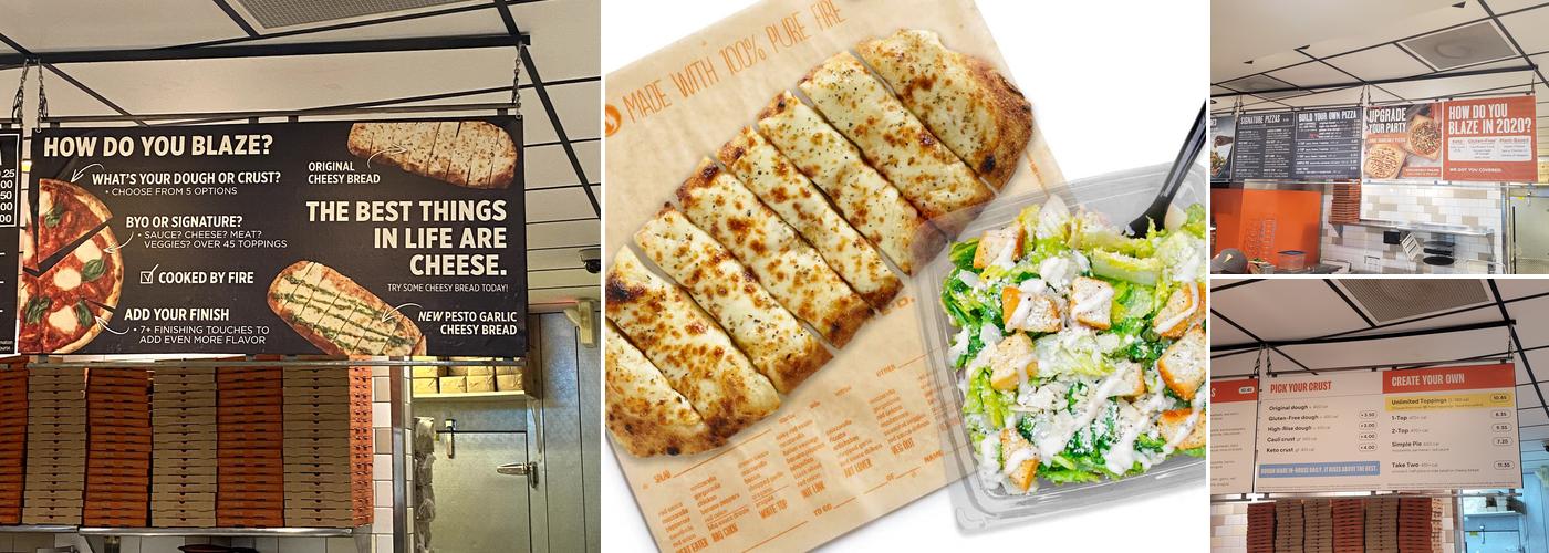 Blaze Pizza Menu