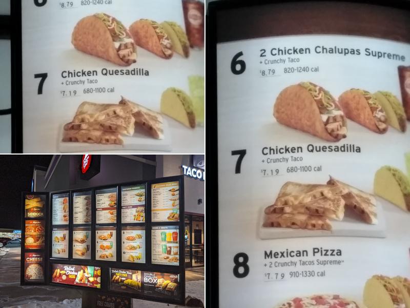 Taco Bell Menu