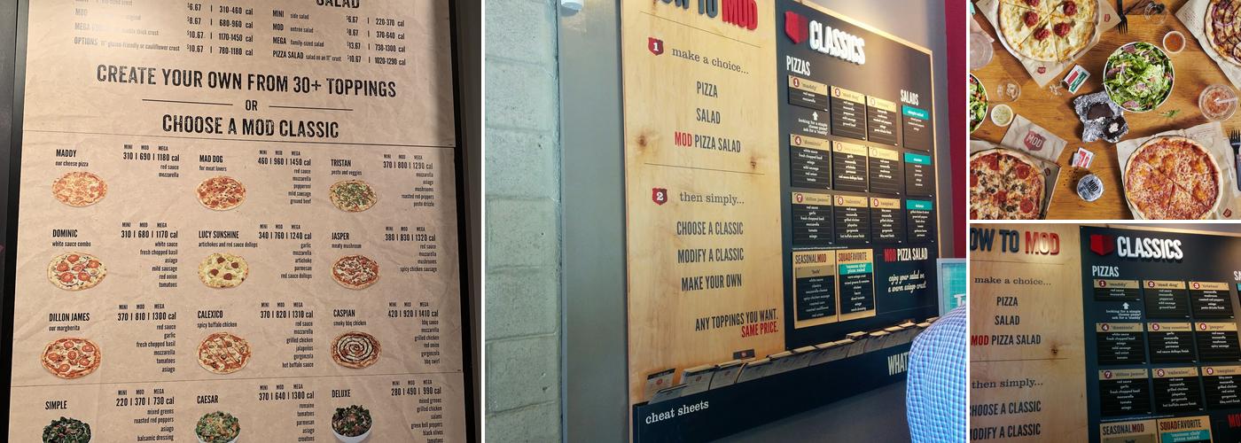 MOD Pizza Menu