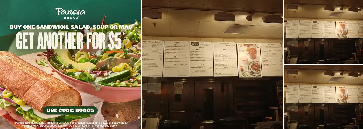 Panera Bread Menu