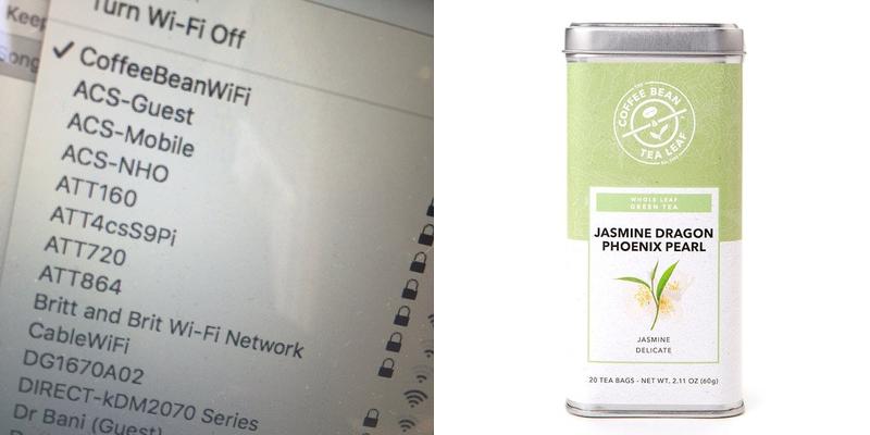 The Coffee Bean & Tea Leaf Menu