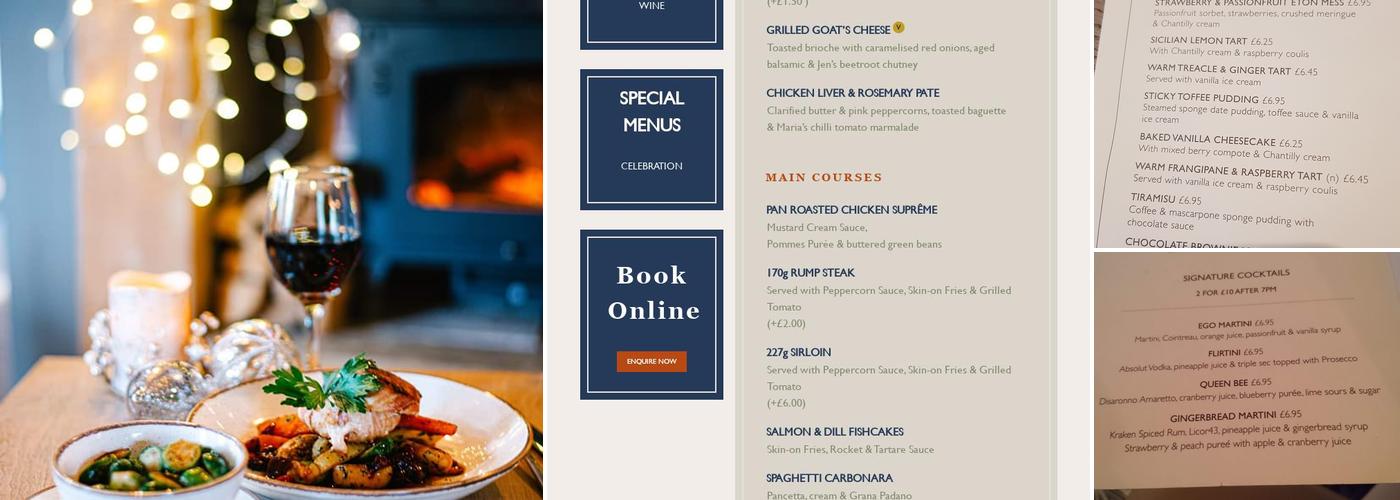 Ego Mediterranean Restaurant & Bar - Kenilworth Menu