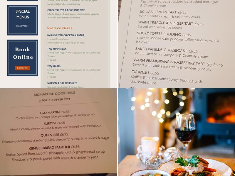 Ego Mediterranean Restaurant & Bar - Kenilworth Menu