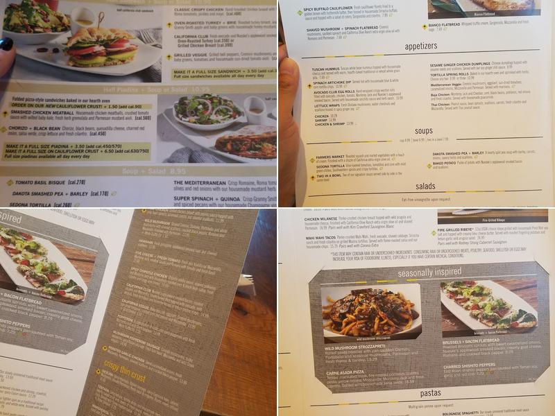 California Pizza Kitchen Menu