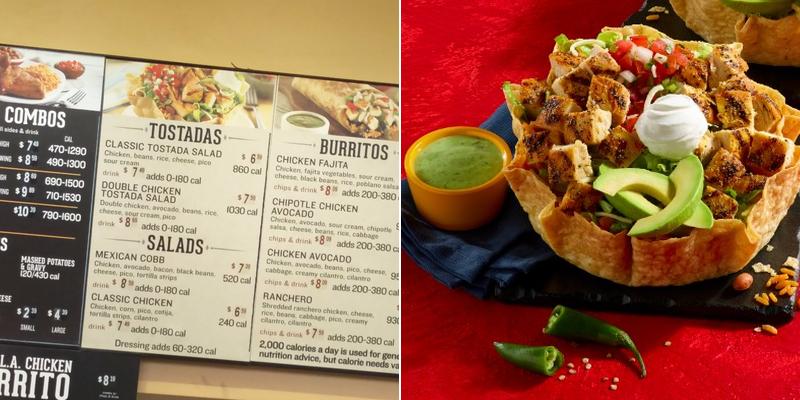 El Pollo Loco Menu
