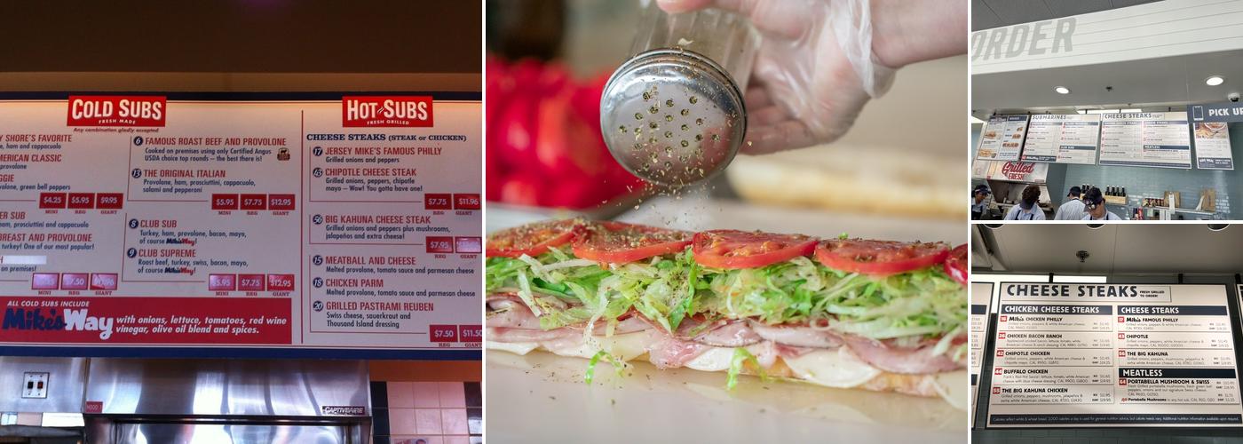 Jersey Mike's Subs Menu