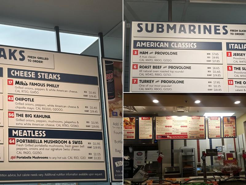 Jersey Mike's Subs Menu