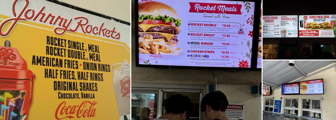 Johnny Rockets Menu