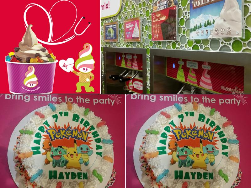 Menchie's Frozen Yogurt Menu