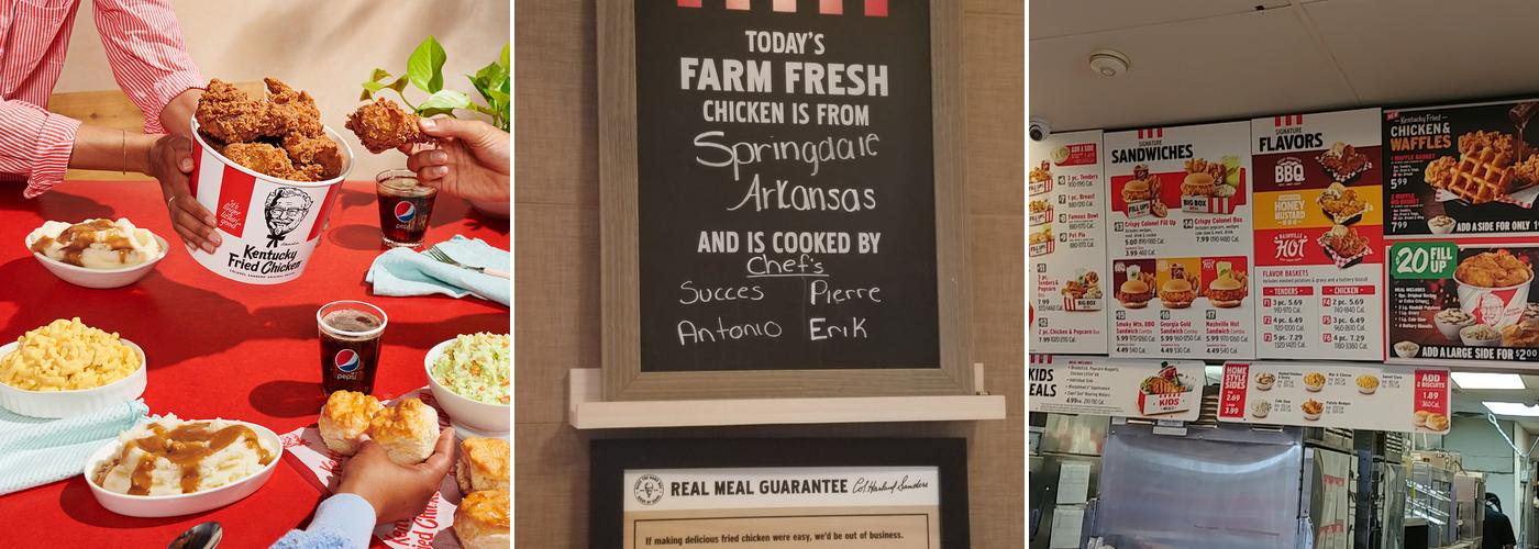 KFC Menu