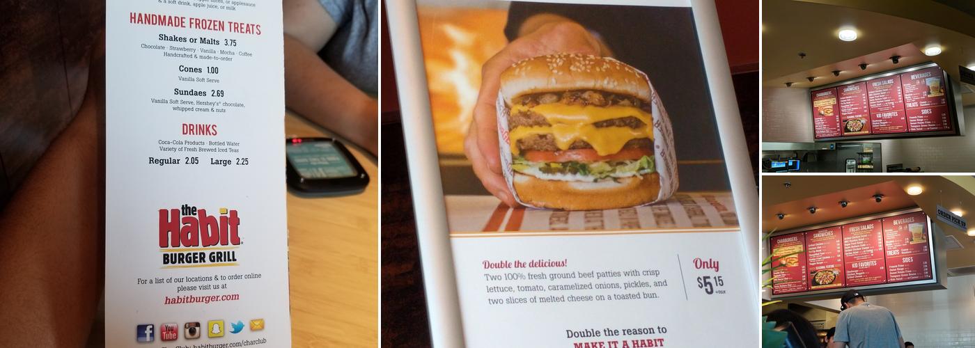 The Habit Burger Grill Menu