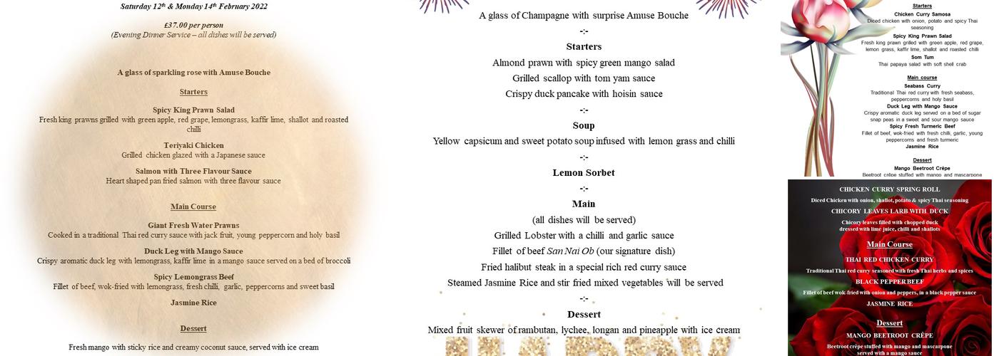 The Art Kitchen Menu