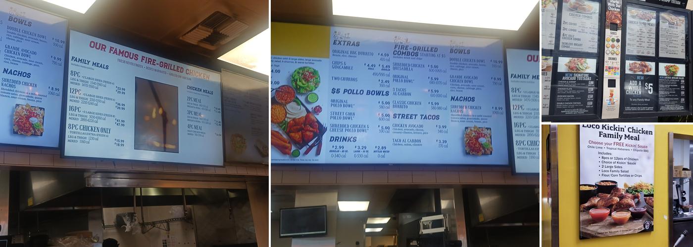 El Pollo Loco Menu