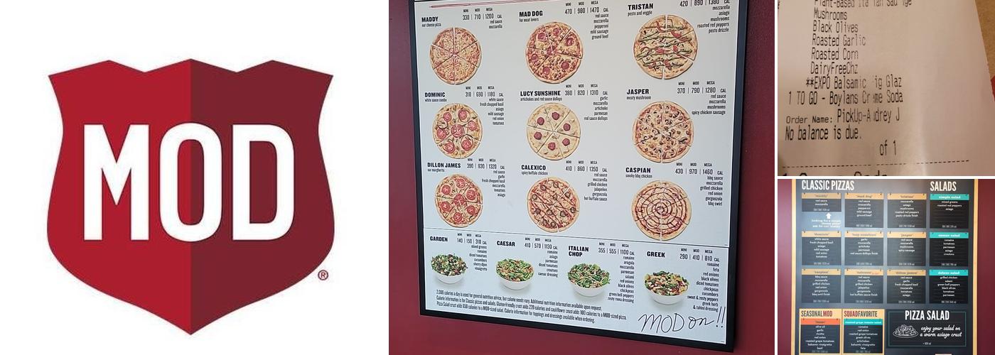 MOD Pizza Menu