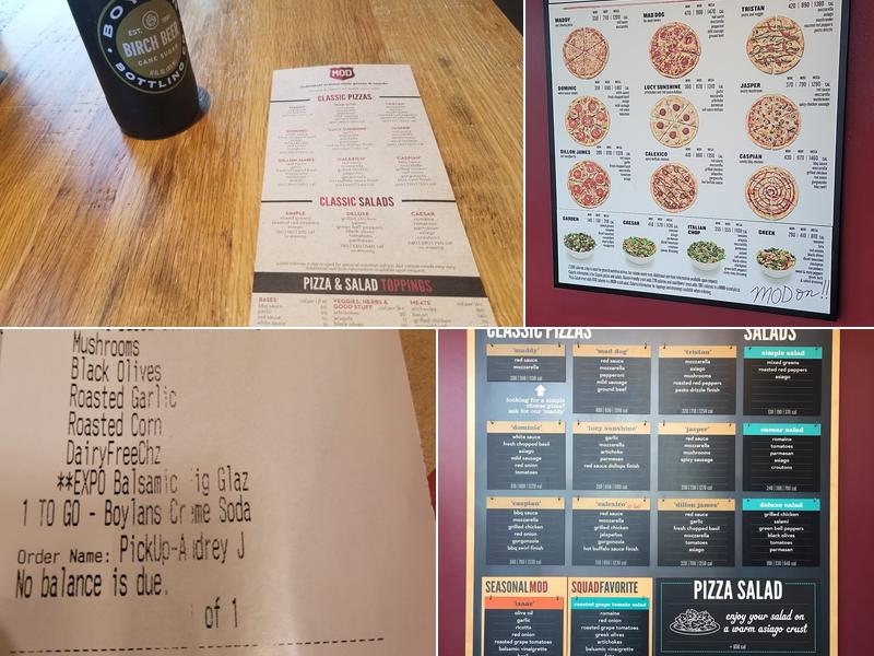 MOD Pizza Menu
