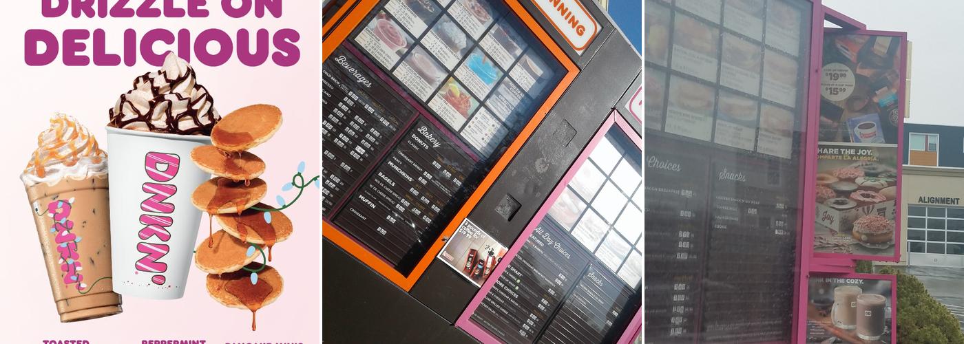 Dunkin' Menu