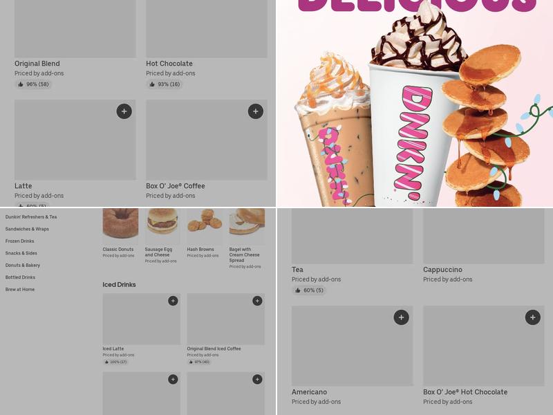 Dunkin' Menu