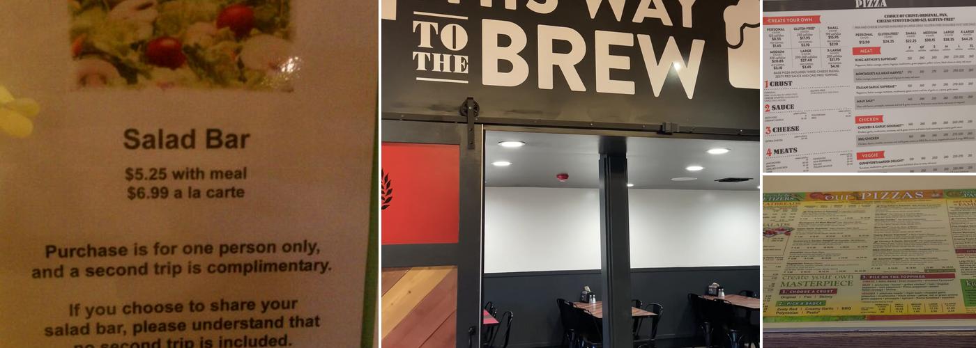 Round Table Pizza Menu