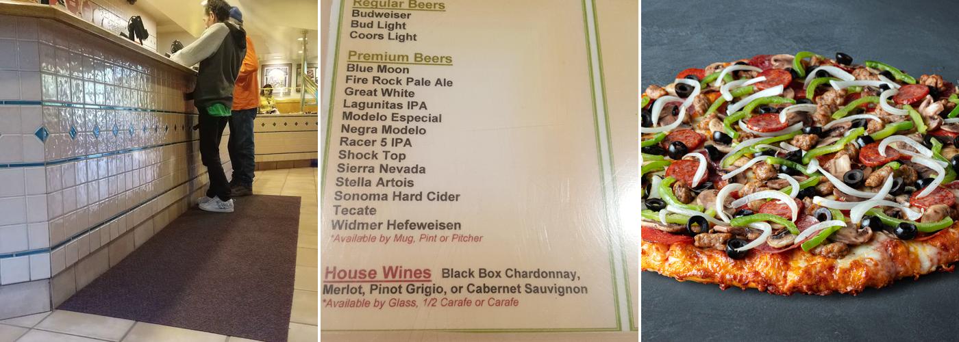 Round Table Pizza Menu