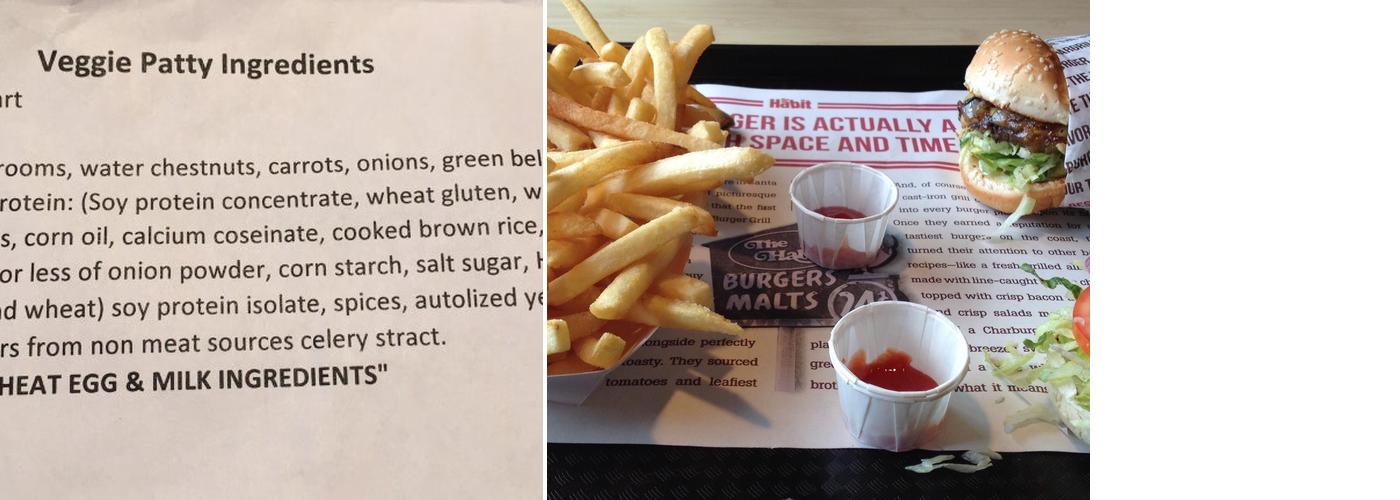 The Habit Burger Grill Menu